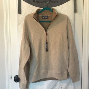 Men’s reversible 1/4 zip sweater